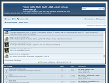 Tablet Screenshot of forumlotto.pl